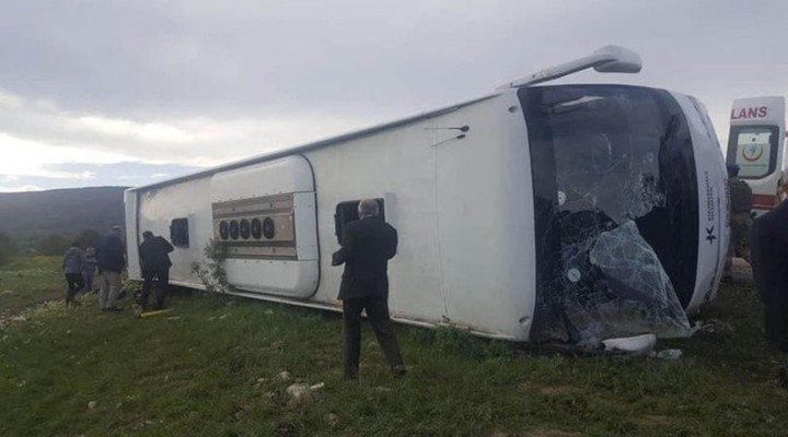Tokat’ta otobüs devrildi: 7 ölü, 30 yaralı