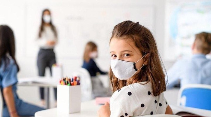 12 yaş altı öğrenciler için maske açıklaması