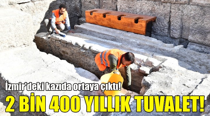 2 bin 400 yıllık tuvalet!