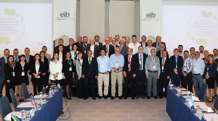63. Uluslararası Kuru Üzüm Konferansı İzmir’de yapıldı