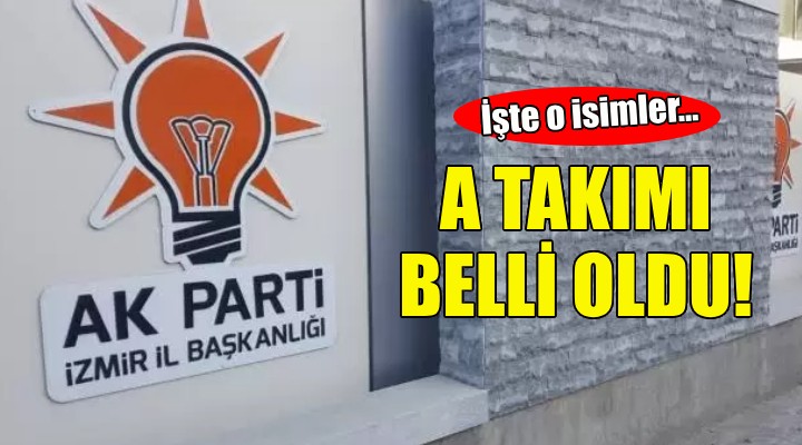 AK Parti İzmir de yeni yönetim belli oldu!