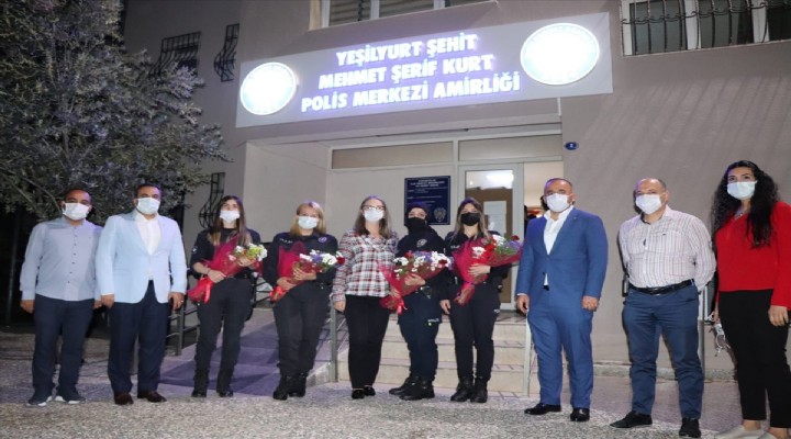 AK Parti li vekilden kadın polislere ziyaret!