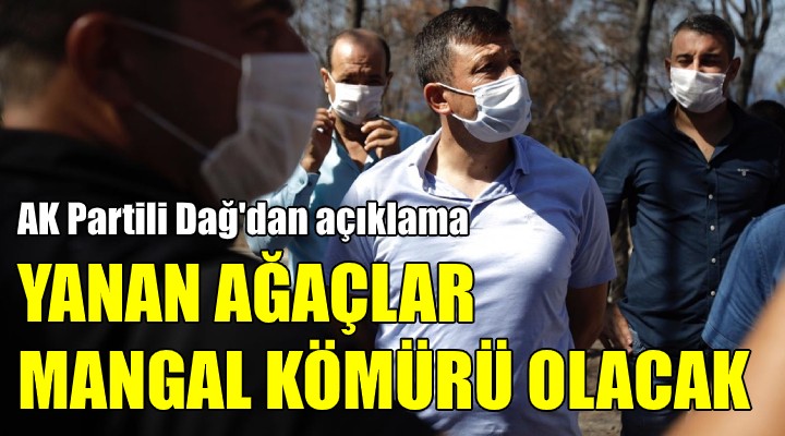 AK Partili Dağ: Yanan ağaçlar mangal kömürü olacak!