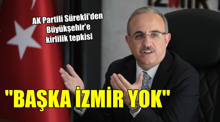 AK Partili Sürekli den Büyükşehir e kirlilik tepkisi