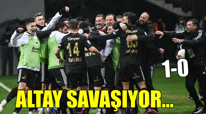 Altay Şanlıurfaspor u tek golle geçti, 3 te 3 yaptı!