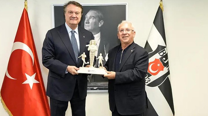 Altınordu Başkanı Özkan dan Beşiktaş Başkanı Arat a ziyaret