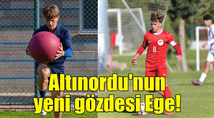 Altınordu nun yeni gözdesi Ege!