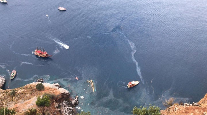 Antalya da tur teknesi battı: 1 kişi hayatını kaybetti
