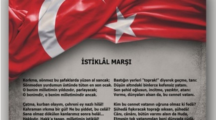 Aydın’da skandal talimat:  İstiklal Marşı sessiz okunsun 