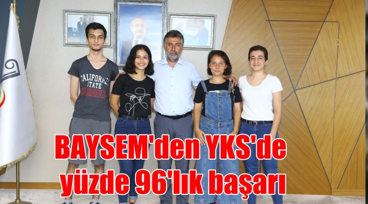 BAYSEM den YKS de yüzde 96 lık başarı