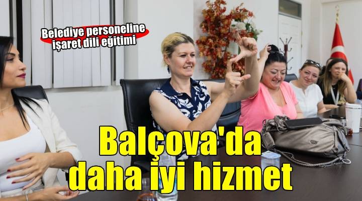 Balçova'da işaret dili eğitimi