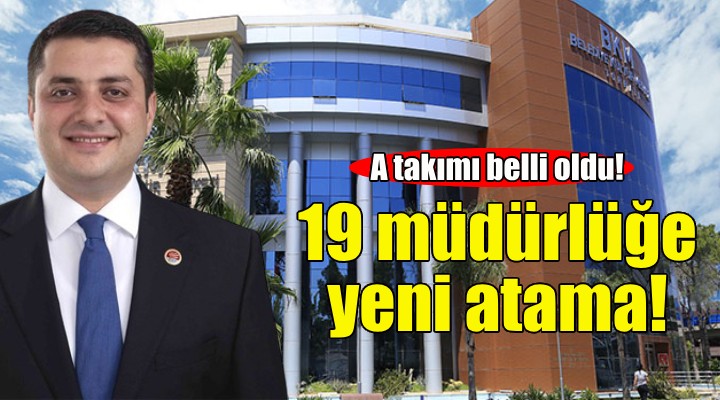 Başkan Demir’den 19 müdürlüğe yeni atama!