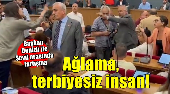 Başkan Denizli ile Sevil arasında gerginlik!