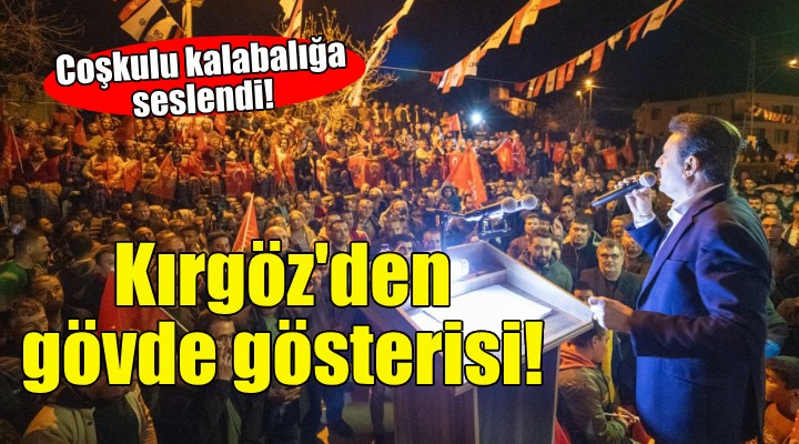Başkan Kırgöz'den Yaylayurt'ta gövde gösterisi!