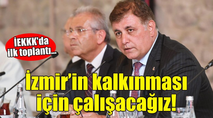 Başkan Tugay: İzmir’in kalkınması için çalışacağız!