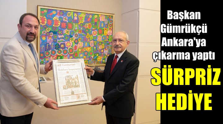 Başkan Gümrükçü den CHP lideri Kılıçdaroğlu na ziyaret