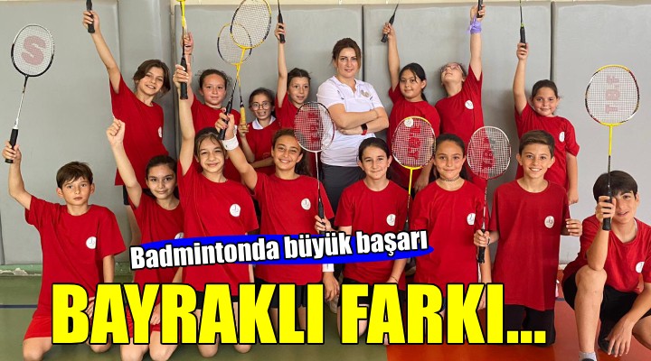 Bayraklılı sporculardan ‘Badminton’ başarısı...