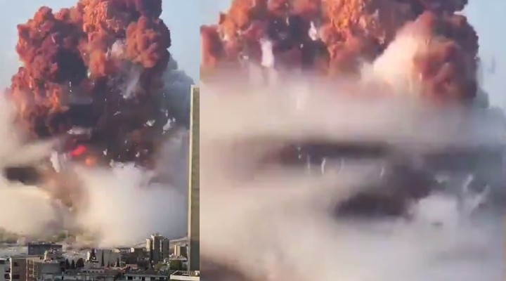 Beyrut ta korkunç patlama