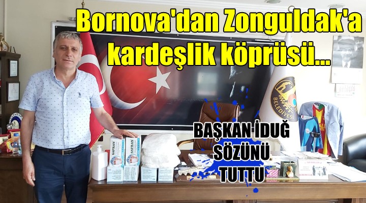 Bornova dan Zonguldak a kardeşlik köprüsü...