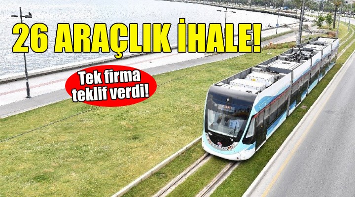 Büyükşehir den 26 araçlık tramvay ihalesi!