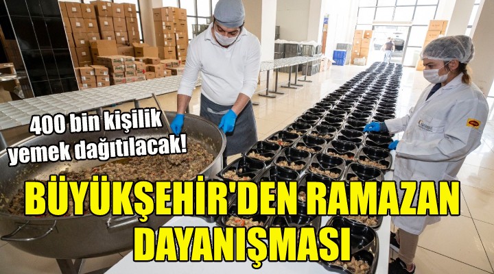 Büyükşehir den  Ramazan  dayanışması!