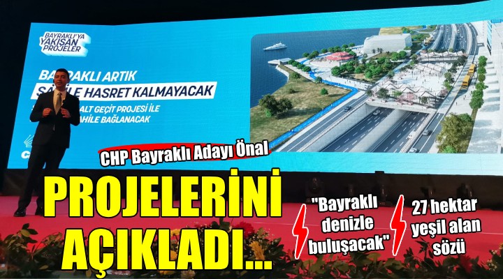 CHP Bayraklı Adayı Önal projelerini açıkladı...