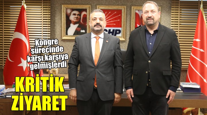 CHP İzmir de kritik ziyaret