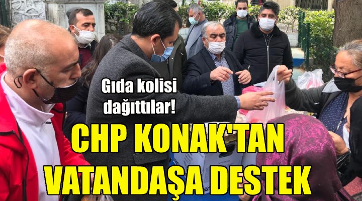 CHP Konak’tan vatandaşa destek!