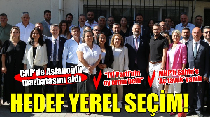 CHP'de Şenol Aslanoğlu mazbatasını aldı..