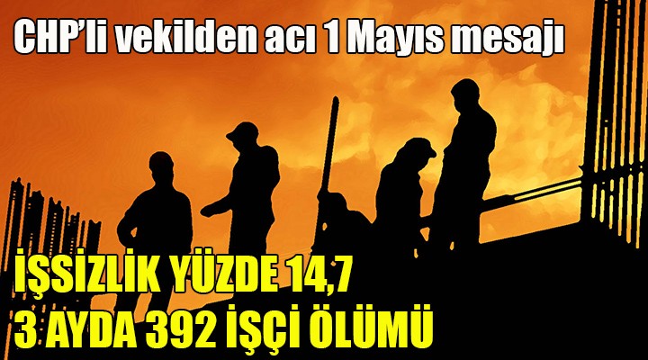 CHP li Polat tan acı 1 Mayıs mesajı