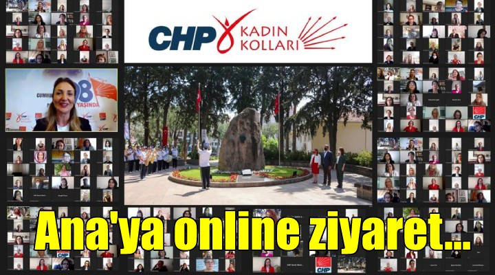 CHP li kadınlar online olarak Zübeyde Hanım ın yanında buluştu...