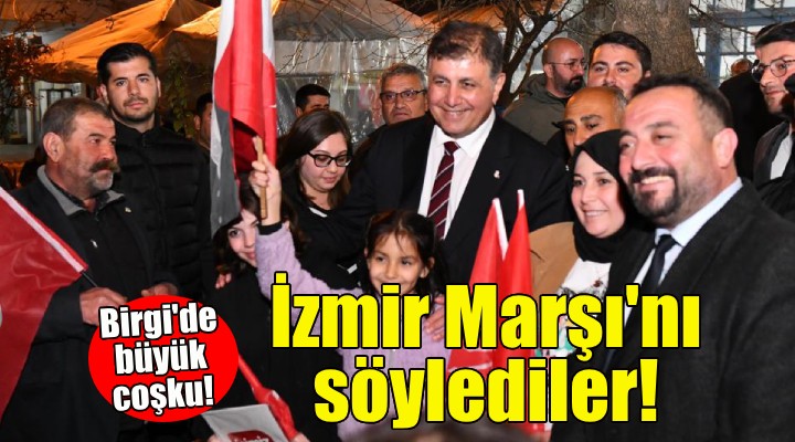 Cemil Tugay Ödemişlilerle İzmir Marşı nı söyledi!