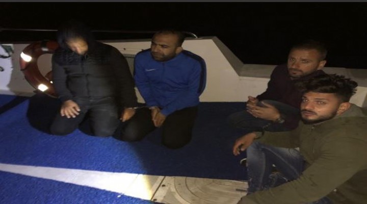 Çeşme ve Dikili açıklarında 201 kaçak ile 4 organizatör yakalandı
