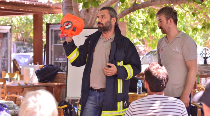 Datça Mesudiye Gönüllülerinden yangınlara hazırlık eğitimi