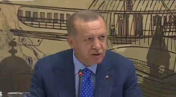 Erdoğan: 30 kilometre derinlik. Bunlar orayı terk edene kadar devam edecek