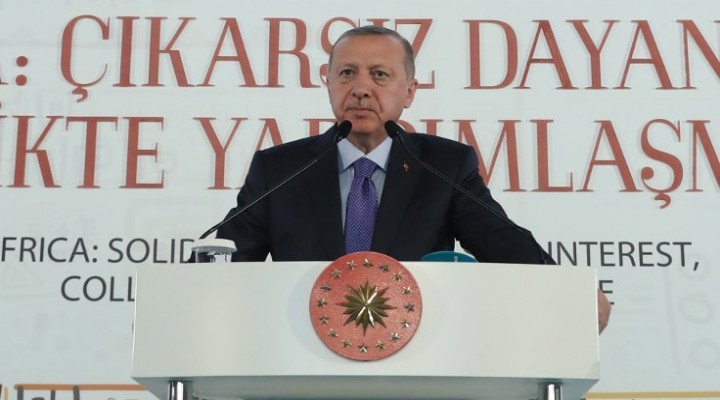 Erdoğan: Afrika da emperyalistlere izin vermeyeceğiz
