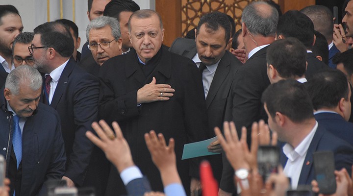Erdoğan İzmir de...  Cemaati olmayan cami yetim ve öksüzdür 