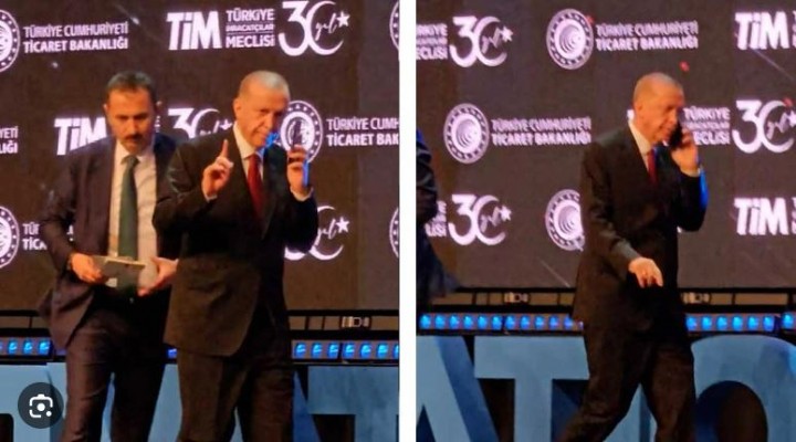 Erdoğan a çok önemli telefon! Sahneden inmeden yanıt verdi!