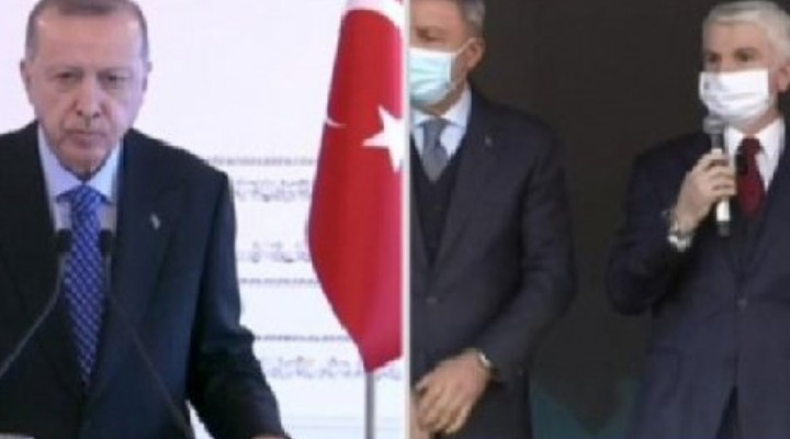 Erdoğan ın katıldığı törende ilginç anlar...