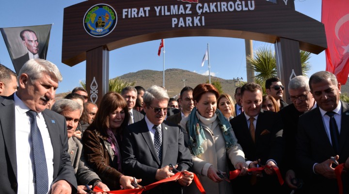Fırat Yılmaz Çakıroğlu Parkı açıldı