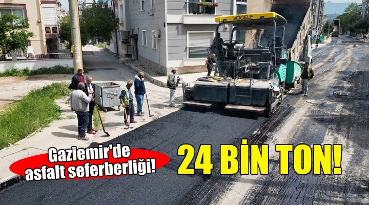 Gaziemir’de asfalt seferberliği!