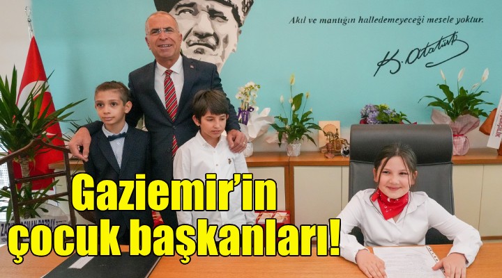 Gaziemir’in çocuk başkanları!
