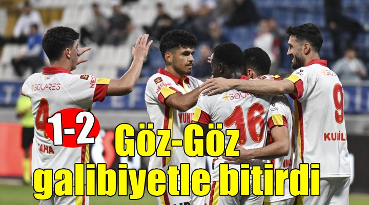 Göztepe sezonu galibiyetle kapattı