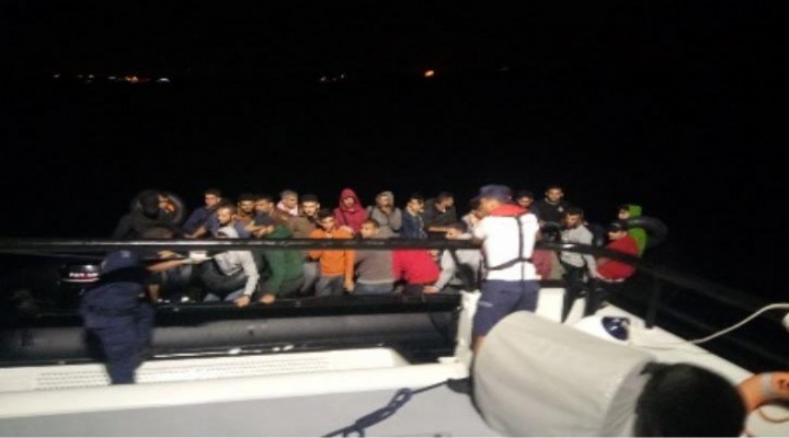 Havadan tespit edilen 58 kaçak göçmen yakalandı