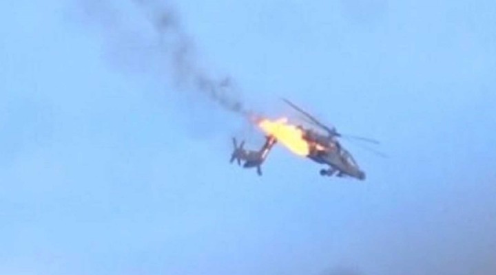 Hutiler Suud AH-64 ünü böyle vurdu