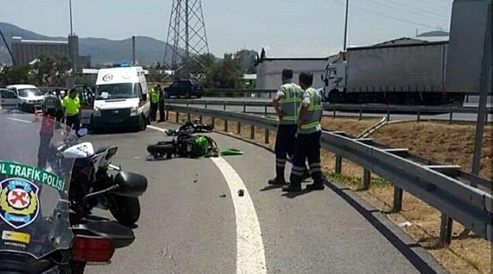 İki motosiklet art arda devrildi: 1 ölü, 1 yaralı