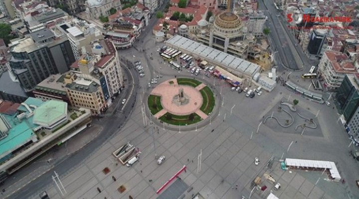 İmamoğlu, Taksim Meydanı nın yeniden düzenlenmesi için düğmeye bastı!