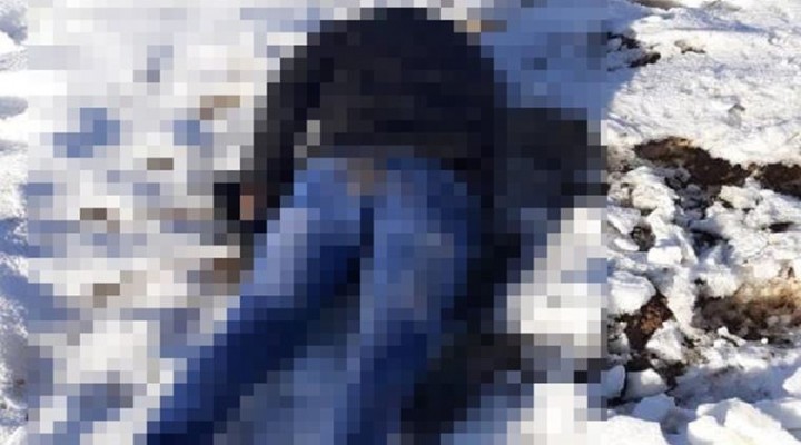 İran sınırında donmuş erkek cesedi bulundu