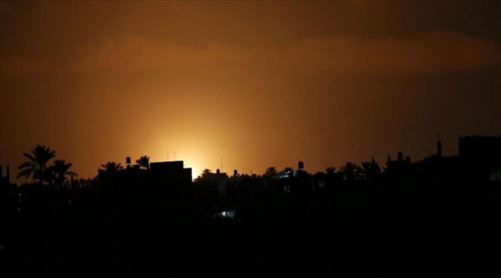 İsrail den Gazze ye hava saldırısı!