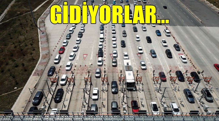 İstanbul-Bursa-İzmir Otoyolu nda araç yoğunluğu; havadan görüntülendi